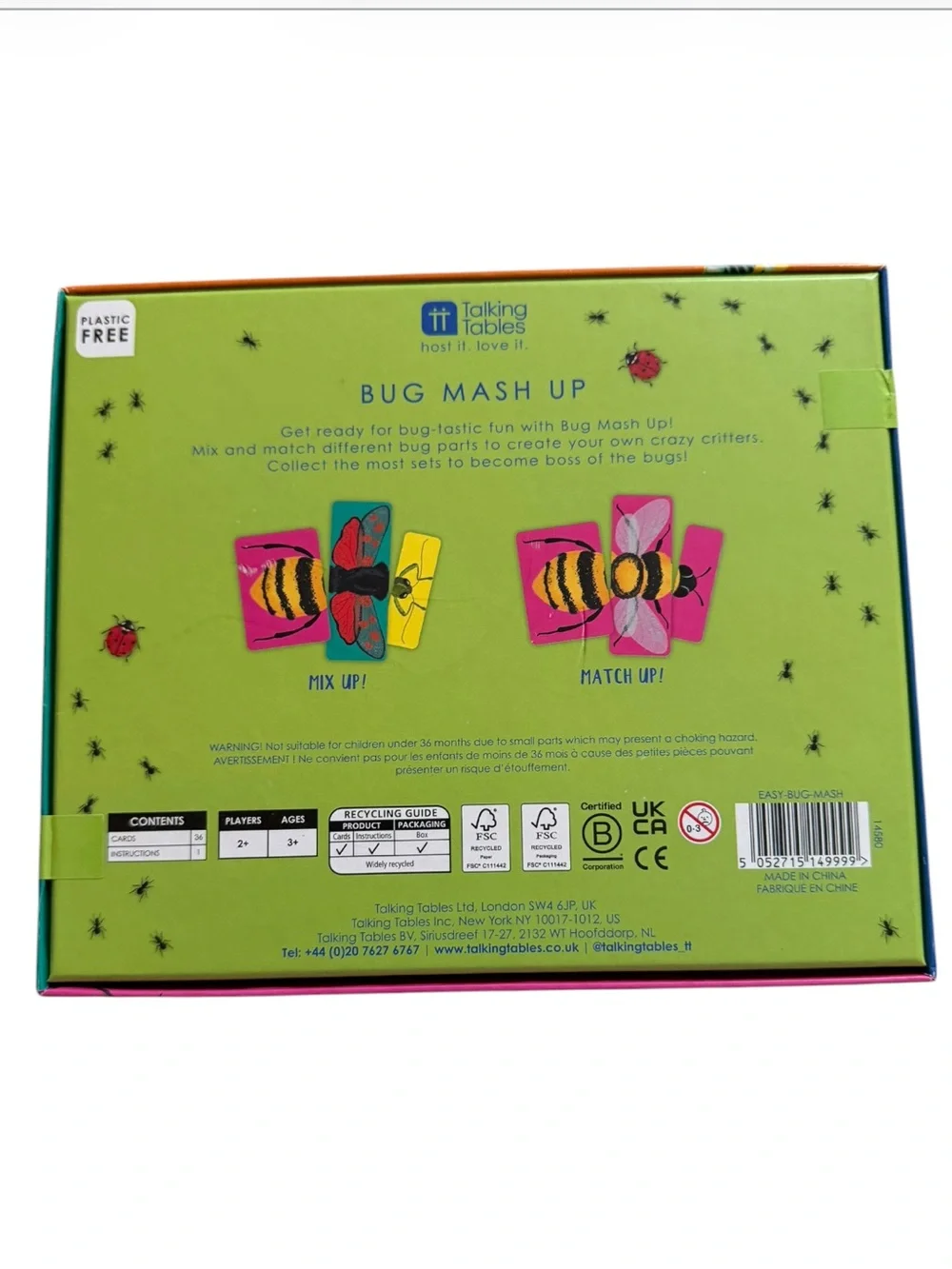 Bug Mash Up Kids Game - Brand New in Box